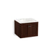 KOHLER K-99513-1WG Damask 24" wall-hung bathroom vanity cabinet with 2 doors
