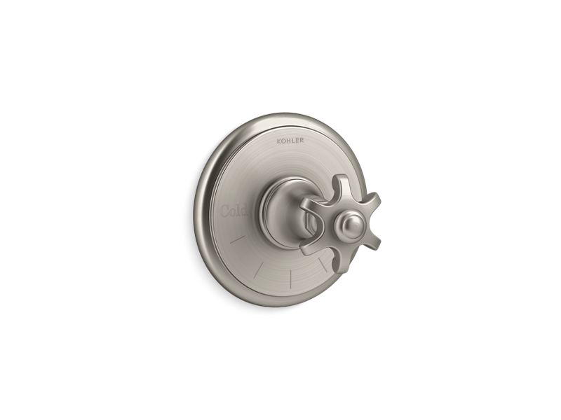 KOHLER K-T72769-3M Artifacts Thermostatic valve trim with prong handle