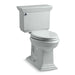 KOHLER K-3817 Memoirs Stately Comfort Height Two-piece elongated 1.28 gpf chair height toilet