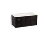 KOHLER K-99563-1WU Damask 42" wall-hung bathroom vanity cabinet with 1 door and 4 drawers
