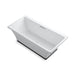 KOHLER K-819-F63 Rêve 66-15/16" x 31-1/2" freestanding bath with Float installation and Brilliant Ash base without jet trim