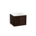 KOHLER K-99513-1WB Damask 24" wall-hung bathroom vanity cabinet with 2 doors