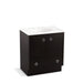 KOHLER K-99503-TK-1WU Jacquard 30" bathroom vanity cabinet with toe kick, 2 doors and 1 drawer