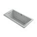 KOHLER K-1822-GCW-95 Underscore Rectangle 66" x 32" drop-in BubbleMassage(TM) Air Bath with reversible drain and Bask(TM) heated surface