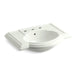 KOHLER K-2295-8-NY Devonshire Bathroom sink with 8" widespread faucet holes