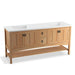 KOHLER K-99560-1WF Marabou 72" bathroom vanity cabinet with 4 doors and 2 drawers