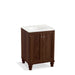 KOHLER K-99513-LG-1WE Damask 24" bathroom vanity cabinet with furniture legs and 2 doors