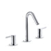 KOHLER 942-4-CP Stillness Widespread Bathroom Sink Faucet in Polished Chrome