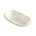 KOHLER K-5718-H2-96 Underscore Oval 72" x 42" drop-in whirlpool with heater without jet trim