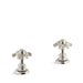 KOHLER K-T98071-3M Artifacts Deck-mount bath prong handle trim
