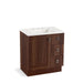 KOHLER K-99530-TKR-1WE Poplin 30" bathroom vanity cabinet with toe kick, 1 door and 3 drawers on right