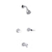 KOHLER K-T15201-4S Coralais Bath/shower trim set with lever handles and slip-fit spout, valve not included