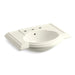 KOHLER K-2295-8-96 Devonshire Bathroom sink with 8" widespread faucet holes