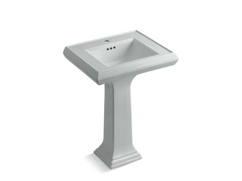 KOHLER 2238-1 Memoirs Classic 24" pedestal bathroom sink with single faucet hole