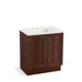 KOHLER K-99528-TK-1WE Poplin 30" bathroom vanity cabinet with toe kick and 2 doors