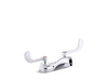 KOHLER K-400T20-5AKA Triton Bowe 1.0 gpm centerset bathroom sink faucet with aerated flow and wristblade handles, drain not included