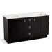 KOHLER K-99537-TKSD-1WU Poplin 60" bathroom vanity cabinet with toe kick, 2 doors and 3 drawers, split top drawer