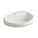 KOHLER K-2992-1-NY Tresham Oval Drop-in bathroom sink with single faucet hole