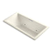 KOHLER K-1835-GCR-96 Underscore Rectangle 72" x 36" drop-in BubbleMassage(TM) Air Bath with chromatherapy and center drain