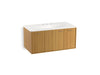 KOHLER K-99561-1WN Jute 42" wall-hung bathroom vanity cabinet with 1 door and 2 drawers