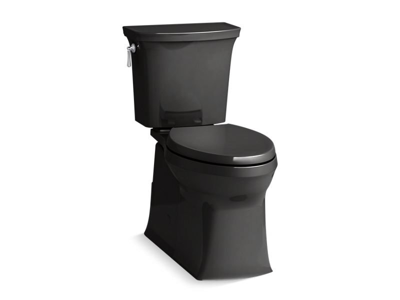 KOHLER K-3814 Corbelle ComForteeight Two-piece elongated 1.28 gpf chair height toilet