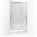 KOHLER K-706375-L Levity Sliding shower door, 78" H x 44-5/8 - 47-5/8" W, with 5/16" thick Crystal Clear glass