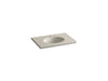 KOHLER K-2796-1 Ceramic/Impressions 31" oval vanity-top bathroom sink with single faucet hole