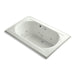 KOHLER K-1170-H2-NY Memoirs 66" x 42" drop-in whirlpool with reversible drain and heater without jet trim