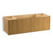 KOHLER K-99546-SD-1WN Jute 60" wall-hung bathroom vanity cabinet with 2 doors and 2 drawers, split top drawer