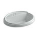 KOHLER K-2992-1-95 Tresham Oval Drop-in bathroom sink with single faucet hole