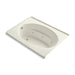 KOHLER K-1112-L-96 Windward 60" x 42" alcove whirlpool with integral flange and left-hand drain