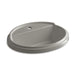 KOHLER K-2992-1-K4 Tresham Oval Drop-in bathroom sink with single faucet hole