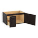 KOHLER K-99543-L-1WK Jute 36" wall-hung bathroom vanity cabinet with 1 door and 1 drawer on left