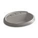 KOHLER K-2992-8-K4 Tresham Oval Drop-in bathroom sink with 8" widespread faucet holes