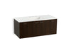 KOHLER K-99544-SD-1WJ Jute 48" wall-hung bathroom vanity cabinet with 2 doors and 2 drawers, split top drawer