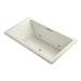 KOHLER K-1174-GCR-96 Underscore Rectangle 72" x 42" drop-in BubbleMassage(TM) Air Bath with chromatherapy and center drain