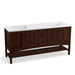 KOHLER K-99560-1WD Marabou 72" bathroom vanity cabinet with 4 doors and 2 drawers