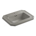 KOHLER K-2325-1-K4 Kathryn Drop-in bathroom sink with single faucet hole
