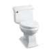 KOHLER 3812-0 Memoirs Classic Comfort Height One-Piece Compact Elongated 1.28 Gpf Chair Height Toilet With Quiet-Close Seat in White