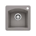 BLANCO 440203 Diamond Dual Mount Bar Sink - Metallic Gray