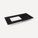 Quartz Stone Vanity Top, 43" x 3/4" x 22", Left Offset Undercounter Sink, Single Hole