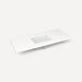 Quartz Stone Vanity Top, 49" x 3/4" x 22", Center Undercounter Sink, Single Hole