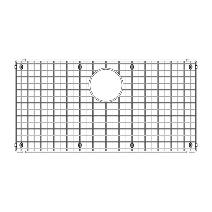BLANCO 235968 Stainless Steel Bottom Grid for Quatrus Super Single Sinks