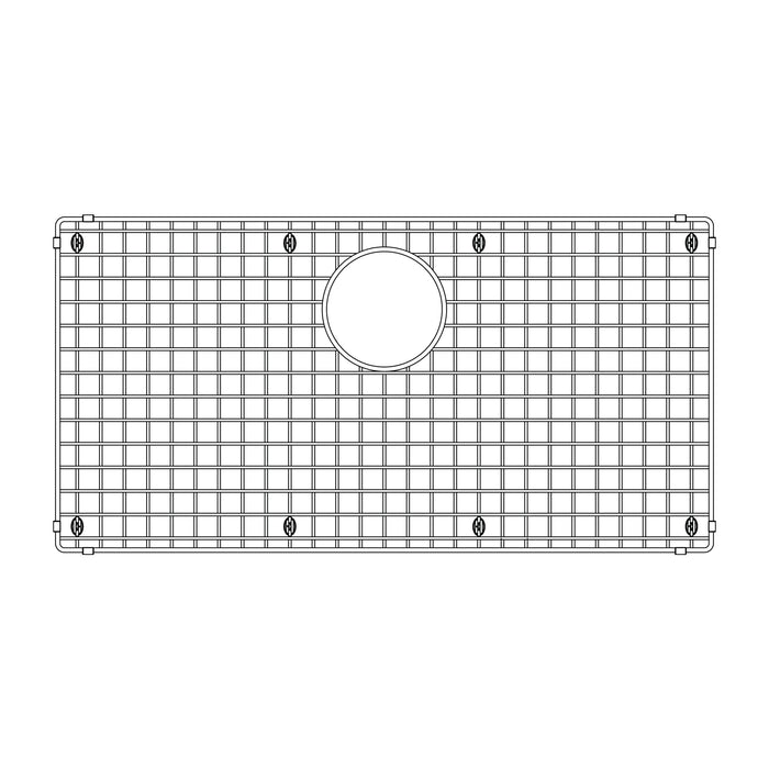 BLANCO Stainless Steel Bottom Grid for Precision Super Single Sinks - Stainless Steel