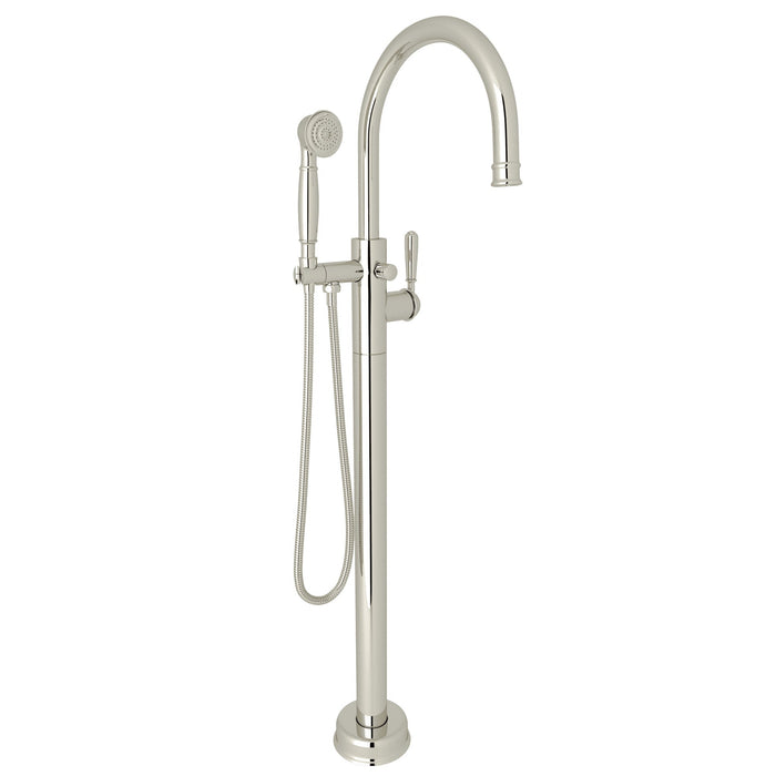 ROHL T1587 Traditional Single Hole Floor Mount Tub Filler Trim