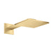 AXOR ShowerSolutions Showerhead 250 Square 2- Jet with Showerarm Trim, 2.5 GPM