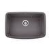 BLANCO 442548 Valea 27" Single Bowl Kitchen Sink - Cinder