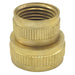 Wal-rich Corporation 4610024 3/4" Brass FHT x 1/2" FPT Swivel Hose Adapter