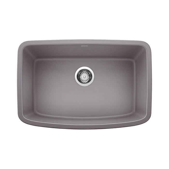 BLANCO 442554 Valea 27" Single Bowl Kitchen Sink - Metallic Gray