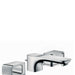 AXOR Urquiola Widespread Faucet 50 with Pop-Up Drain, 1.2 GPM
